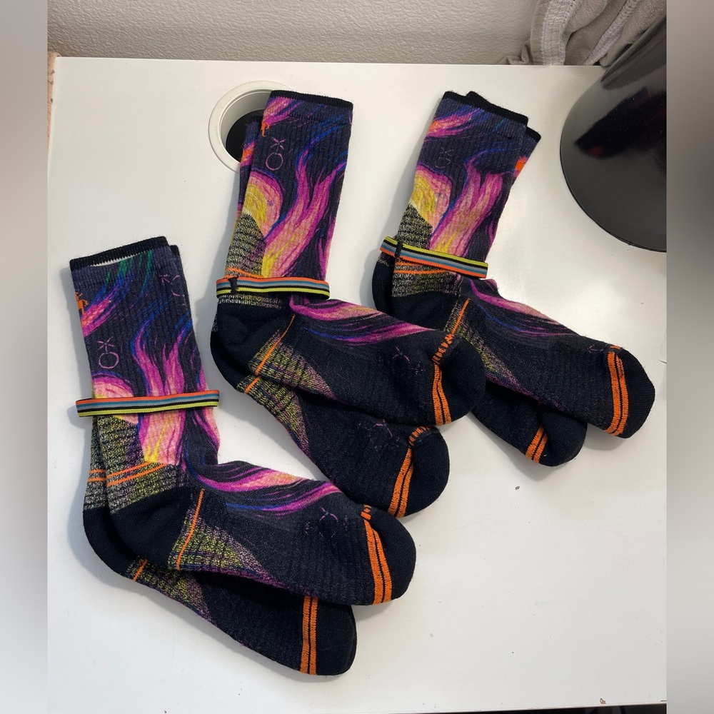 NWOT 3 Pairs Smartwool Hiking Socks Size Large Men's 9 - 11.5 Women's 10 - 12.5